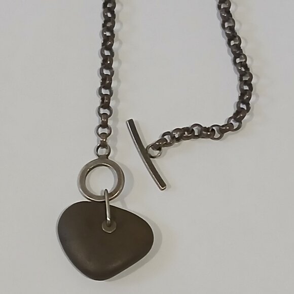 River Rock Sterling Silver Necklace - Picture 5 of 7